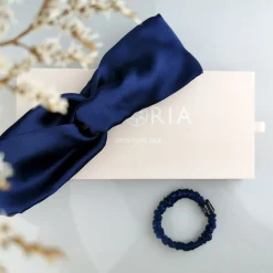 Ailoria S&D Set Headband und Scrunchie S Blau