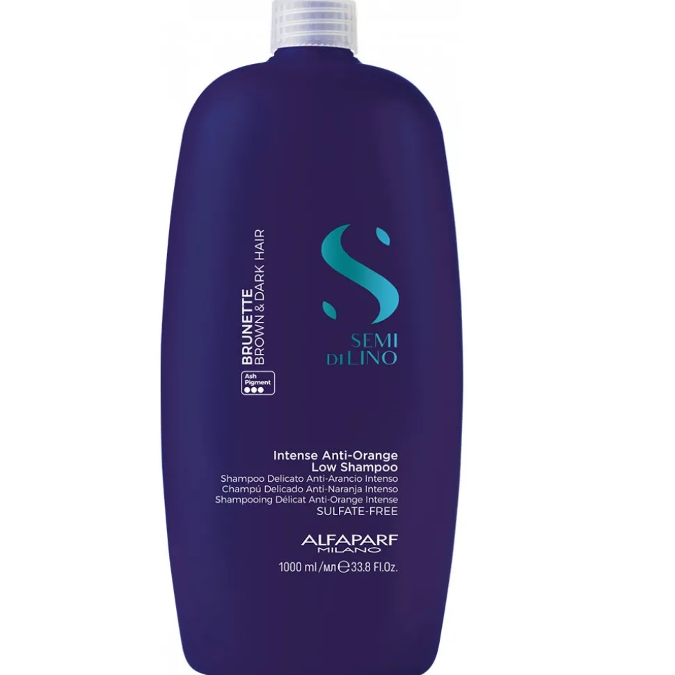 ALFAPARF MILANO Semi Di Lino Brunette Intense Anti-Orange Low Shampoo 1000 ml