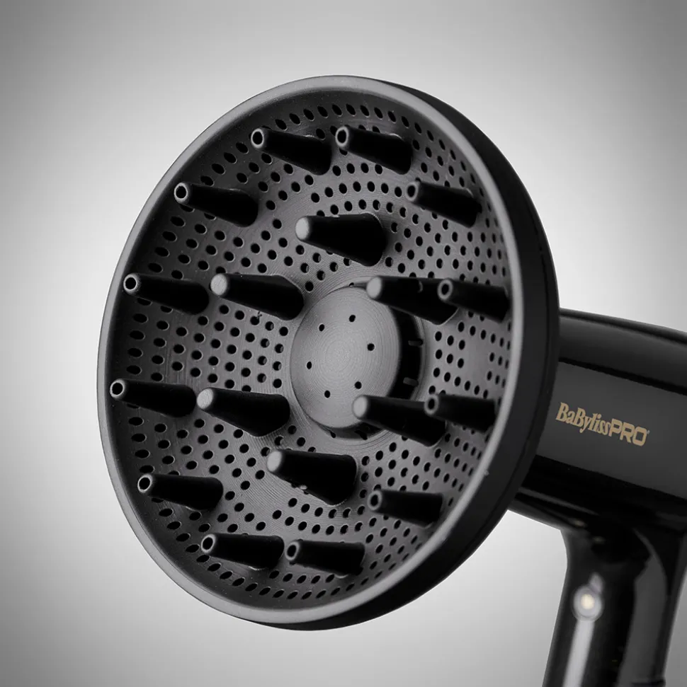 BaBylissPRO Haartrockner FALCO Schwarz/Gold