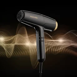 BaBylissPRO Haartrockner FALCO Schwarz/Gold