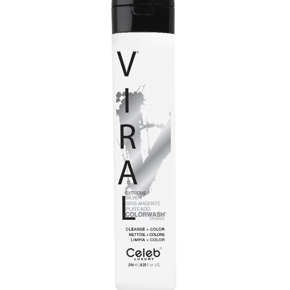 Celeb Viral Extreme Colorwash Silver 244 ml