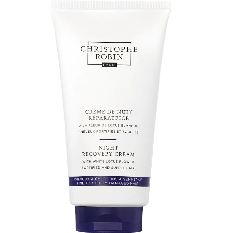 Christophe Robin Night Recovery Cream with White Lotus Flower 150 ml