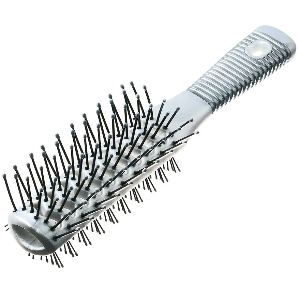 Comair Tunnelventbürste doppelseitig silbergrau