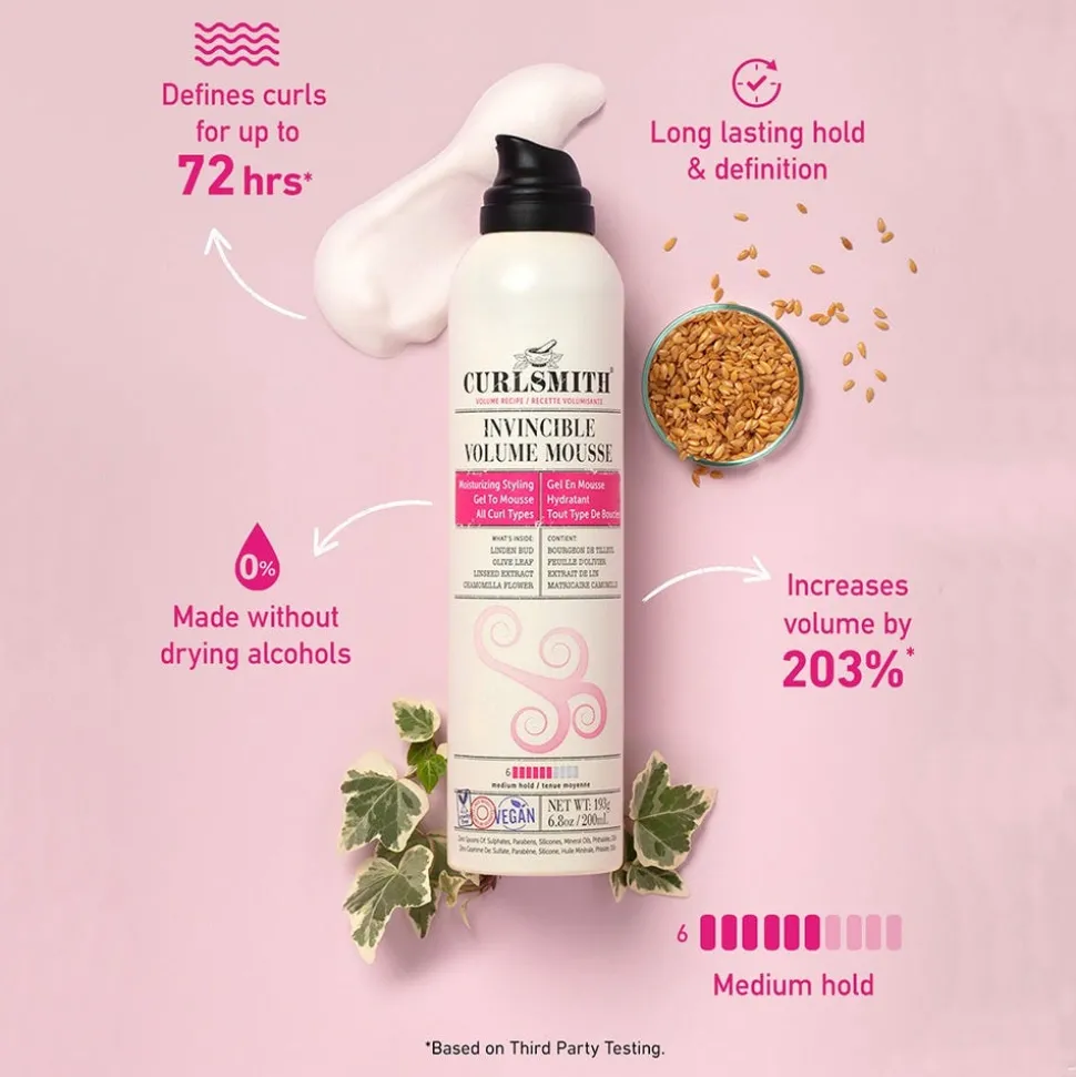 CURLSMITH Invincible Volume Mousse 201ml