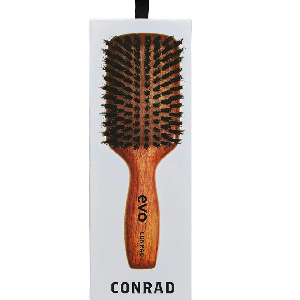 evo Conrad Bristle Paddle Brush