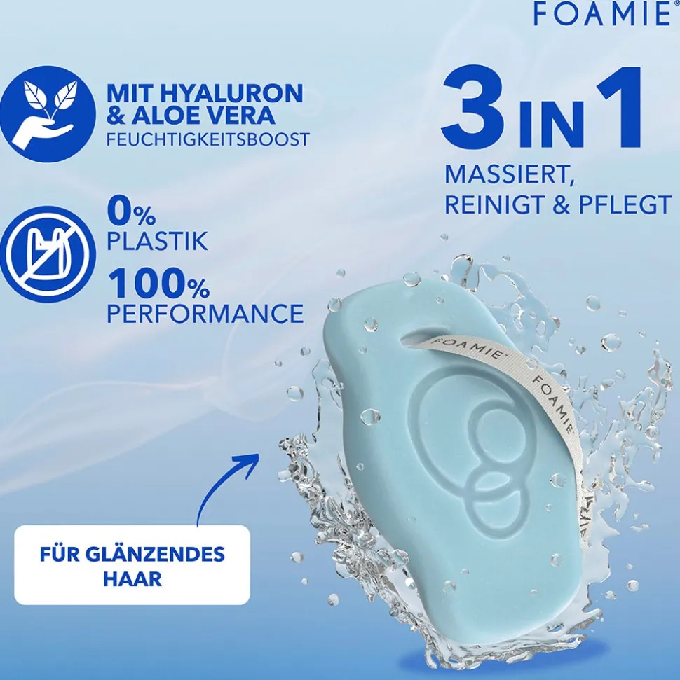 FOAMIE Festes Shampoo Hydro mit Hyaluron
