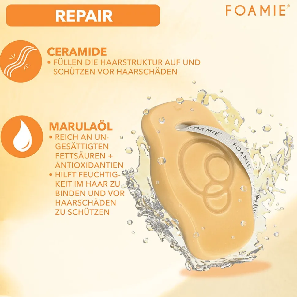FOAMIE Festes Shampoo Repair mit Ceramid