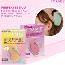 FOAMIE Festes Shampoo Strength mit Niacinamiden