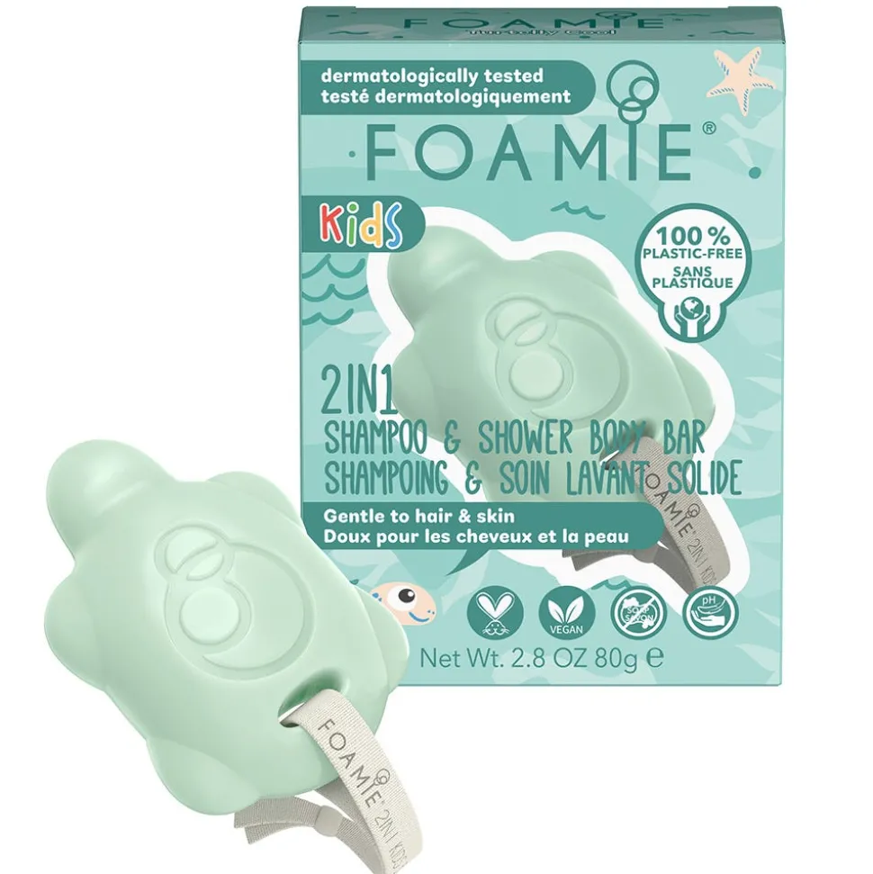 FOAMIE 2in1 Festes Shampoo & Duschgel Kids Grün