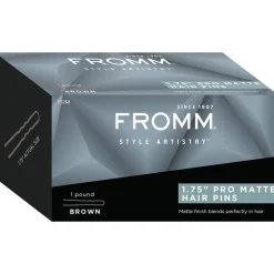 Fromm Essentials Haarklemmen Braun 1.75 Inch 750 Stück