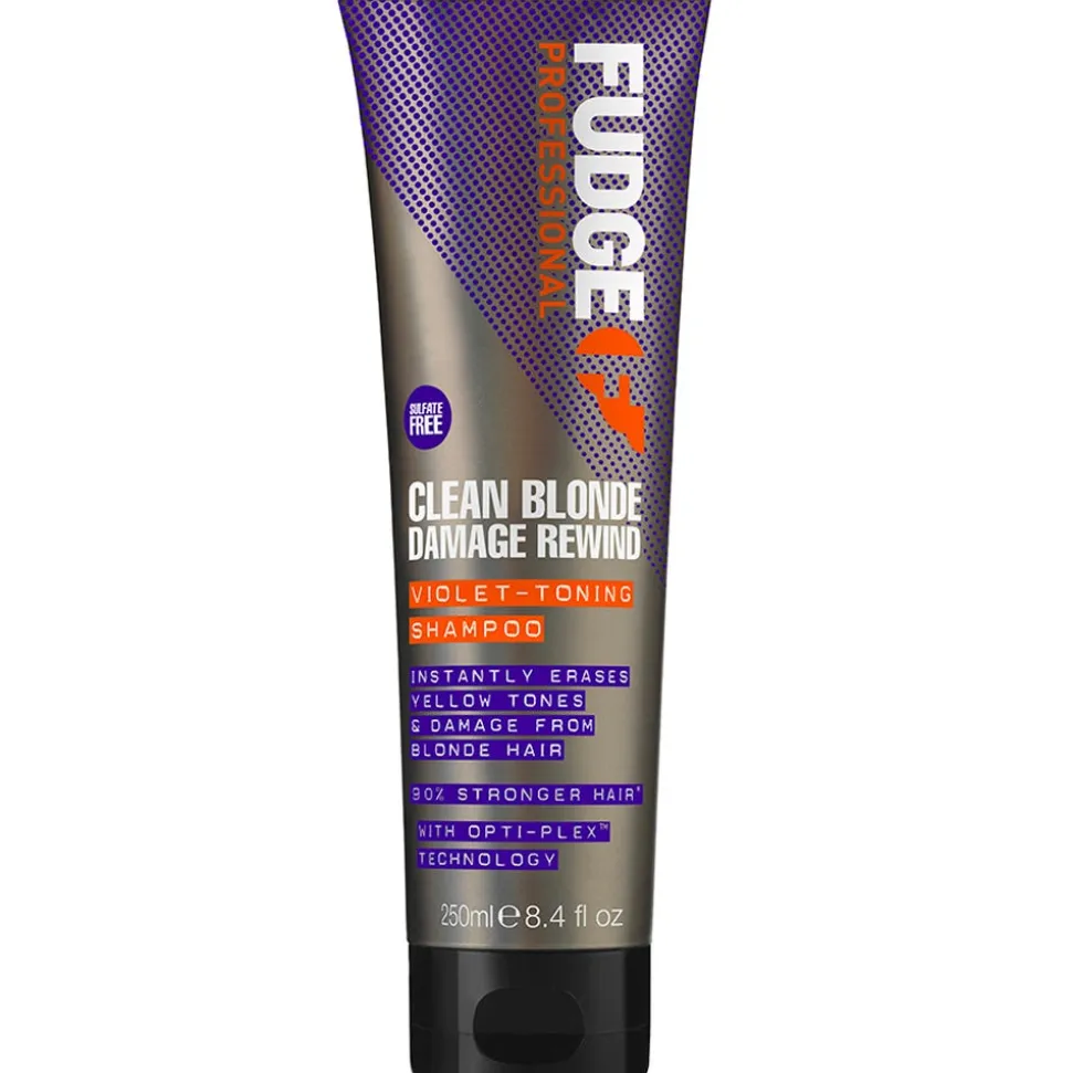 Fudge Clean Blonde Damage Rewind Viollett Toning Shampoo 250 ml