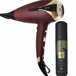ghd helios Haartrockner bordeaux & body goals Volumschaum Pflegebundle