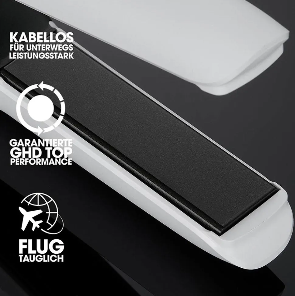 ghd unplugged kabelloses Glätteisen weiß