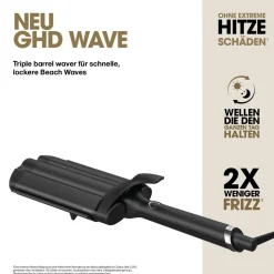 ghd Wave Triple Barrel Schwarz