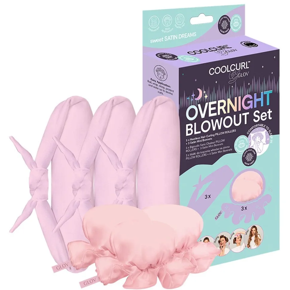 GLOV COOLCURL Overnight Blowout Set - Pink