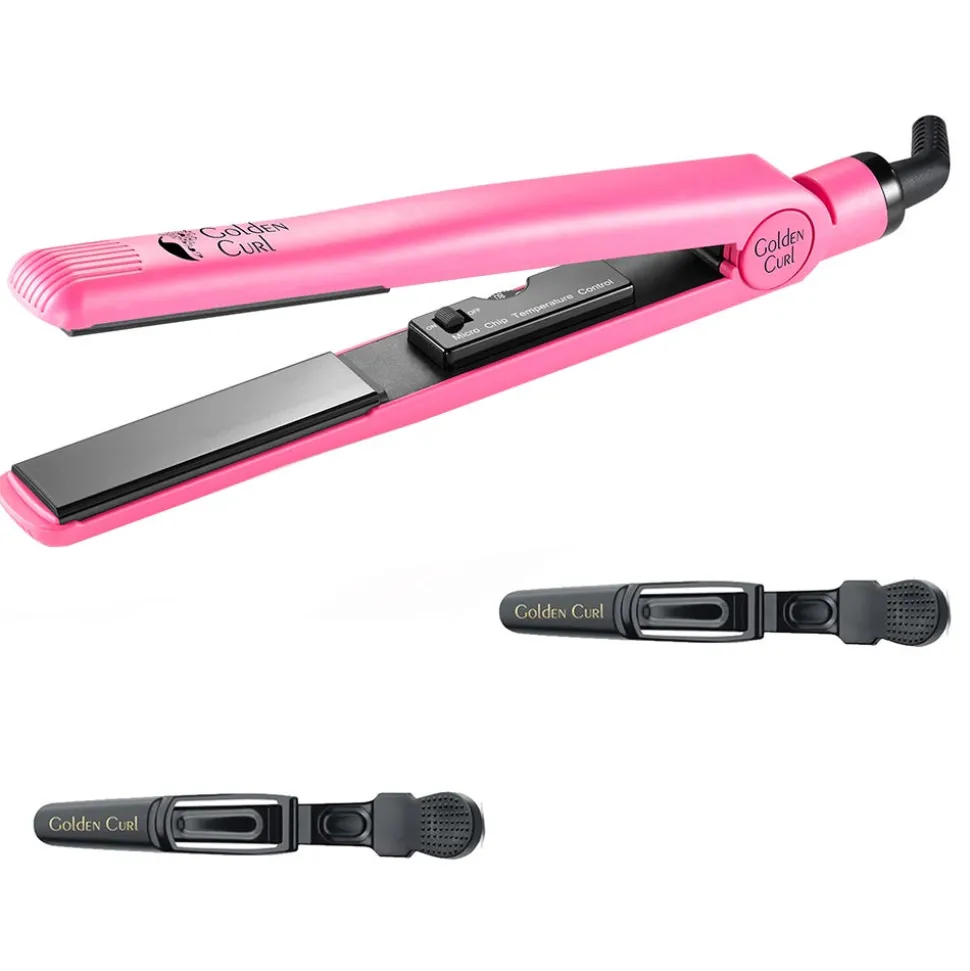 Golden Curl Tourmaline Glätteisen (Pink)
