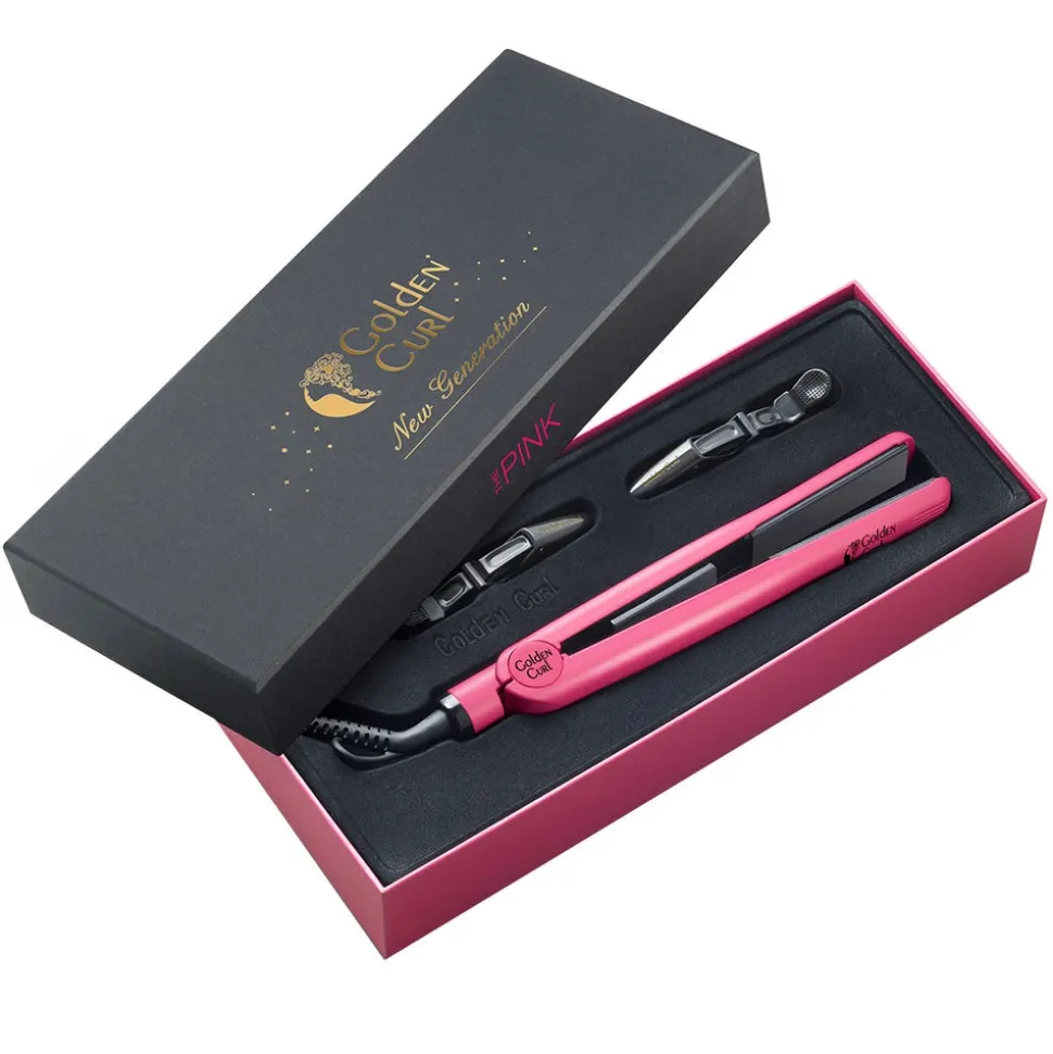 Golden Curl Tourmaline Glätteisen (Pink)