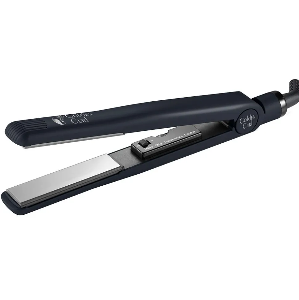 Golden Curl Tourmaline/Titanium Glätteisen (Silber)