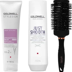 Goldwell & VARIS Glättendes Pflege & Föhn Bundle