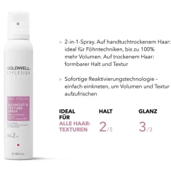 Goldwell Stylesign Heat Styling Föhn-& Textur-Spray 200 ml