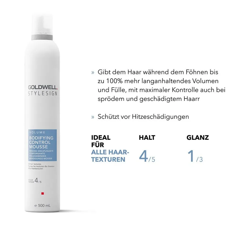 Goldwell Stylesign Volume Füllegebendes Bändigungs-Mousse 500 ml