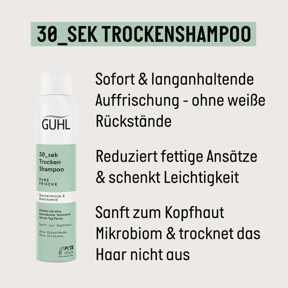 Guhl 30_Sekunden Trockenshampoo Pure Frische 200 ml