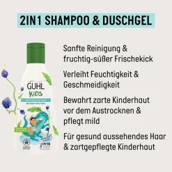 Guhl Kids 2 in 1 Shampoo & Duschgel Brombeerextrakt 250 ml