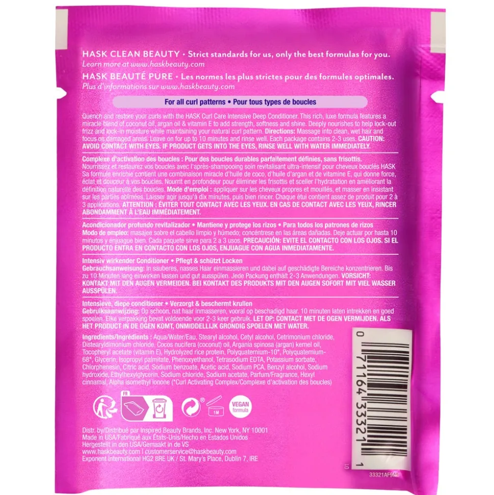 Hask Curl Care Deep Conditioner Sachet 50 ml