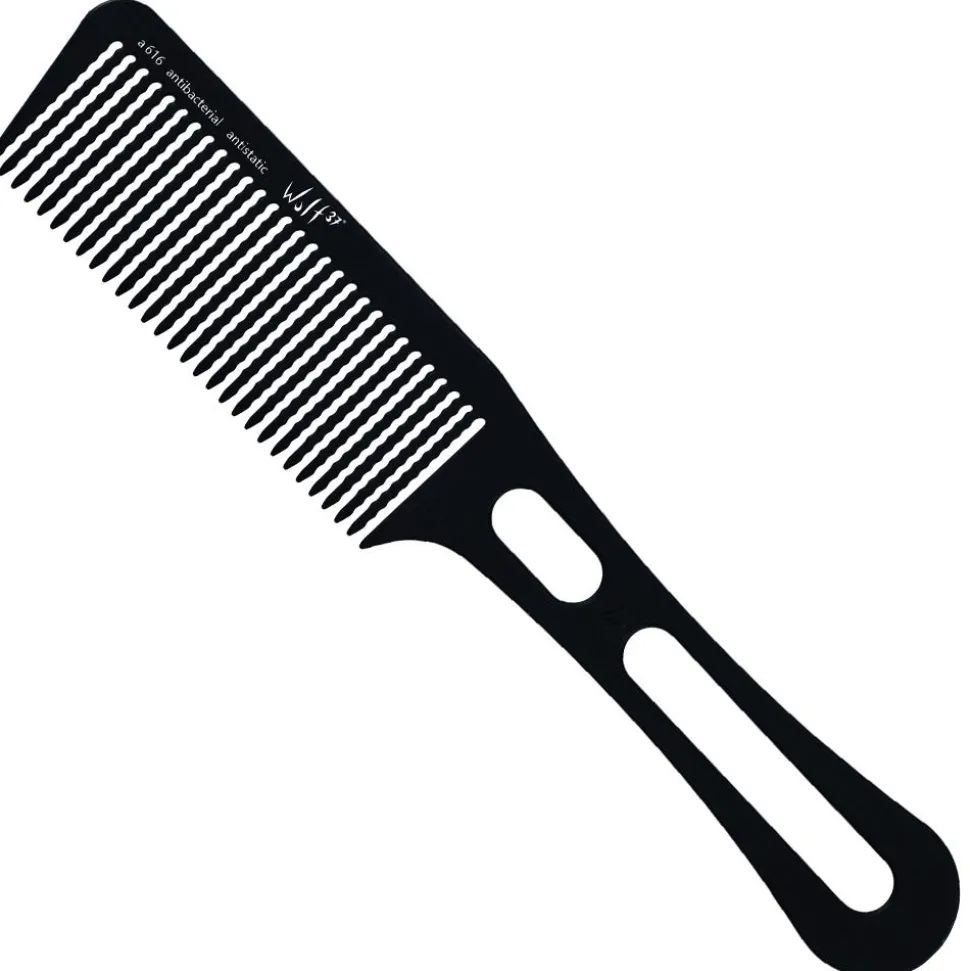 Hercules Sägemann Wolf 37 Griffkamm A 616 black 8 1/2"