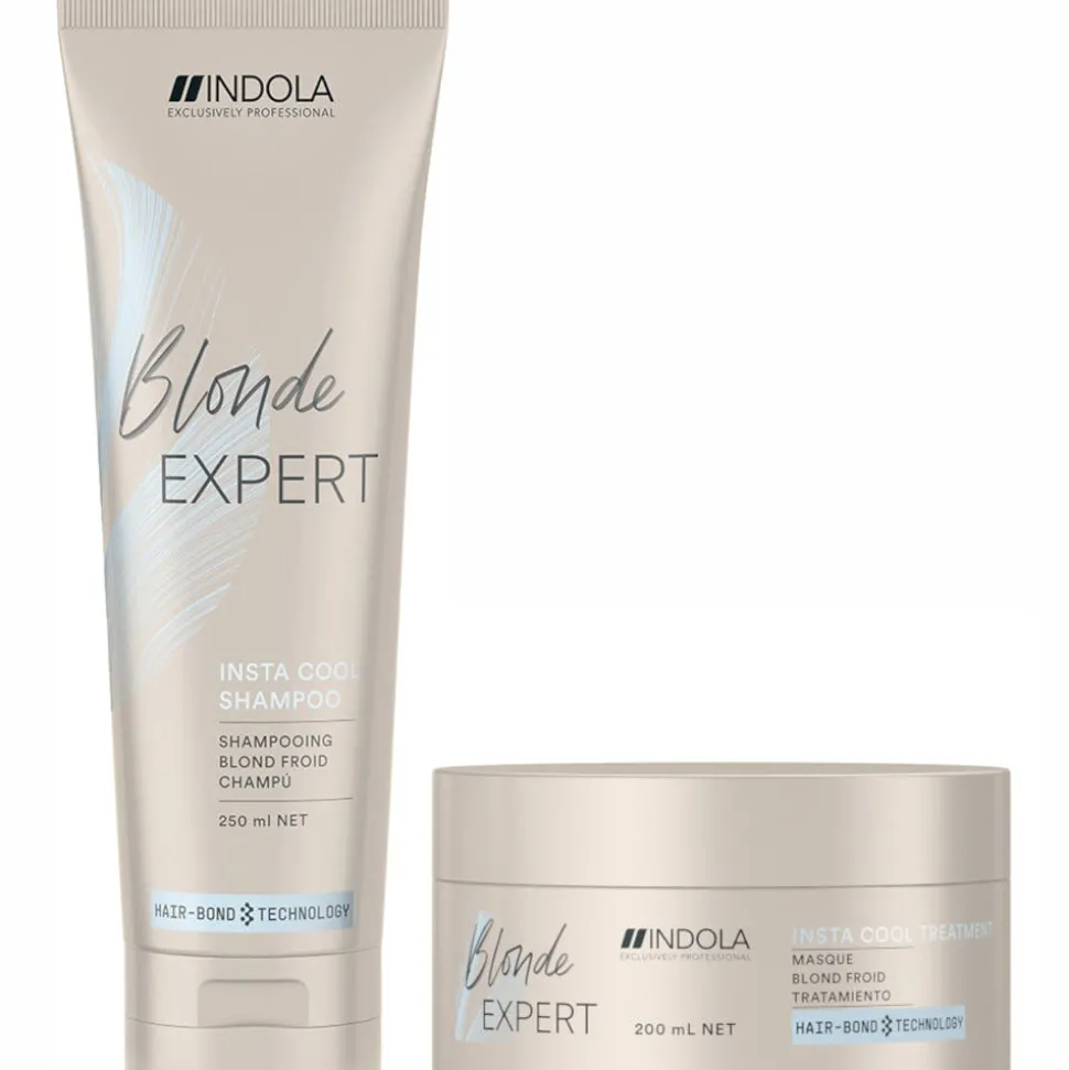 Indola Blond Expert Insta Cool Kur Bundle