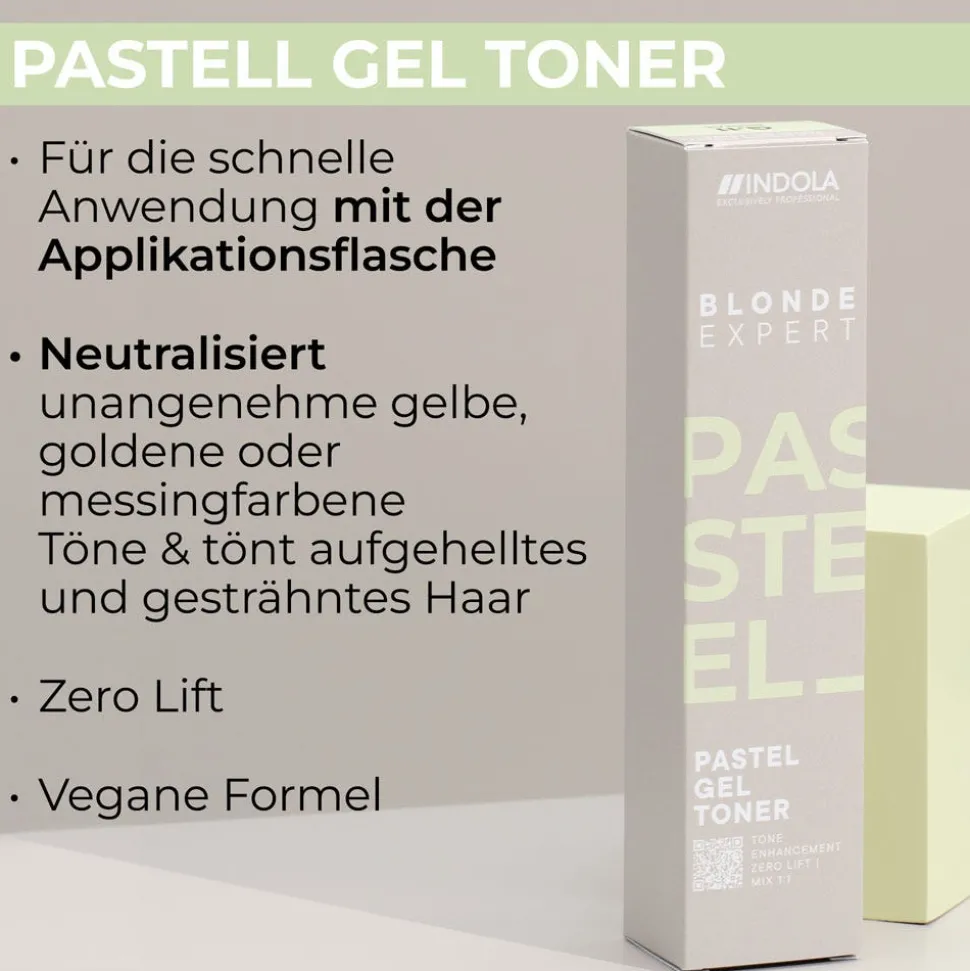 Indola BLONDE EXPERT Pastel Gel Toner G.11 Intensiv Asch 60 ml
