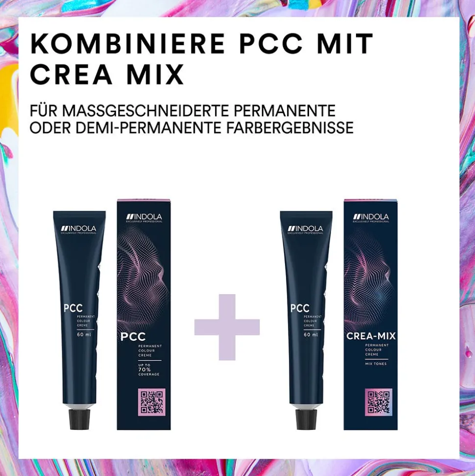 Indola PCC Permanente Haarfarbe Crea Mix 0.11 Ash 60 ml