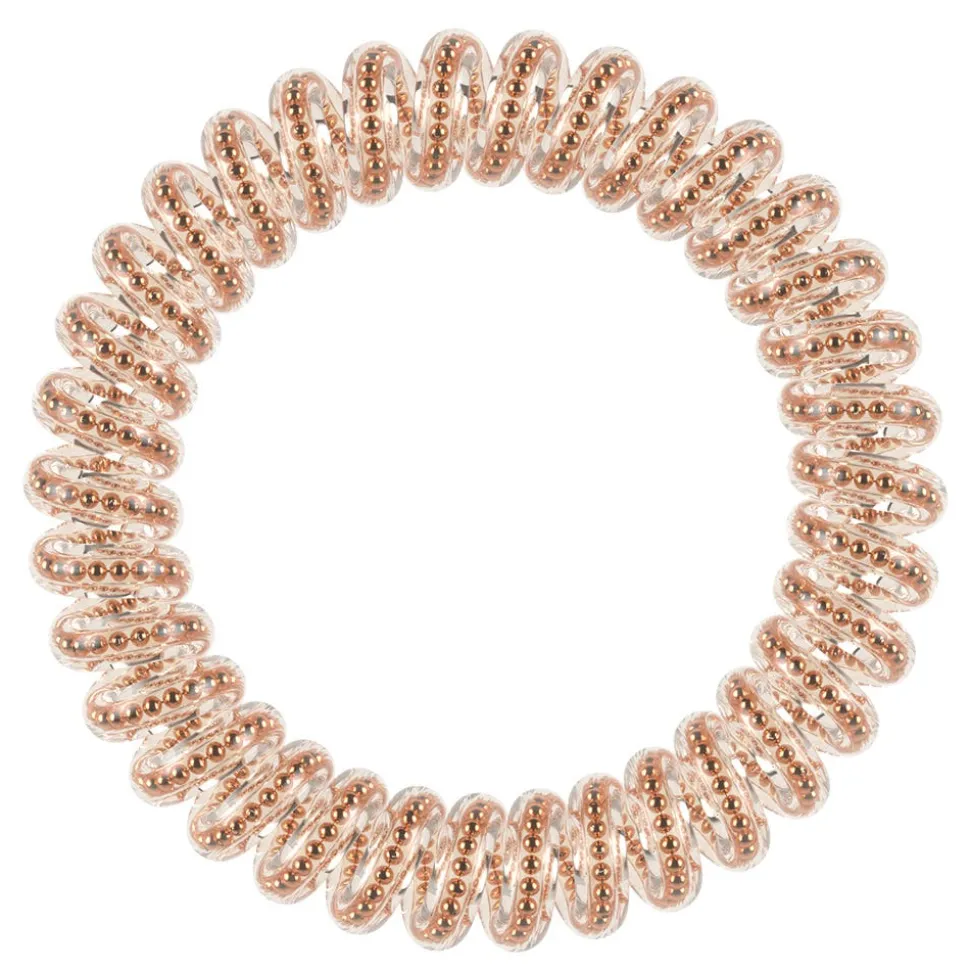 Invisibobble Slim Of Bronze and Beads 3 Stück