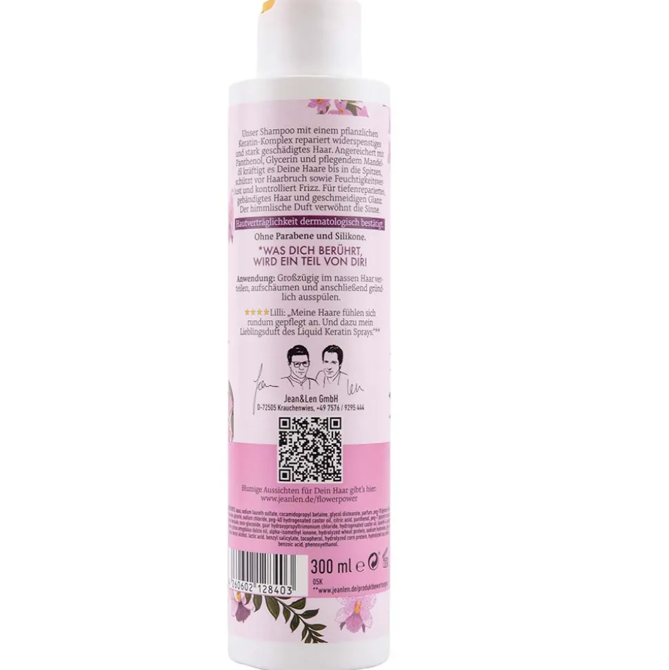 Jean & Len Shampoo Pflege Keratin 300 ml