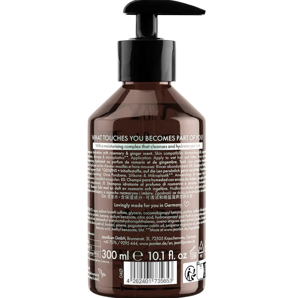 Jean & Len Shampoo Rosemary Ginger 300 ml