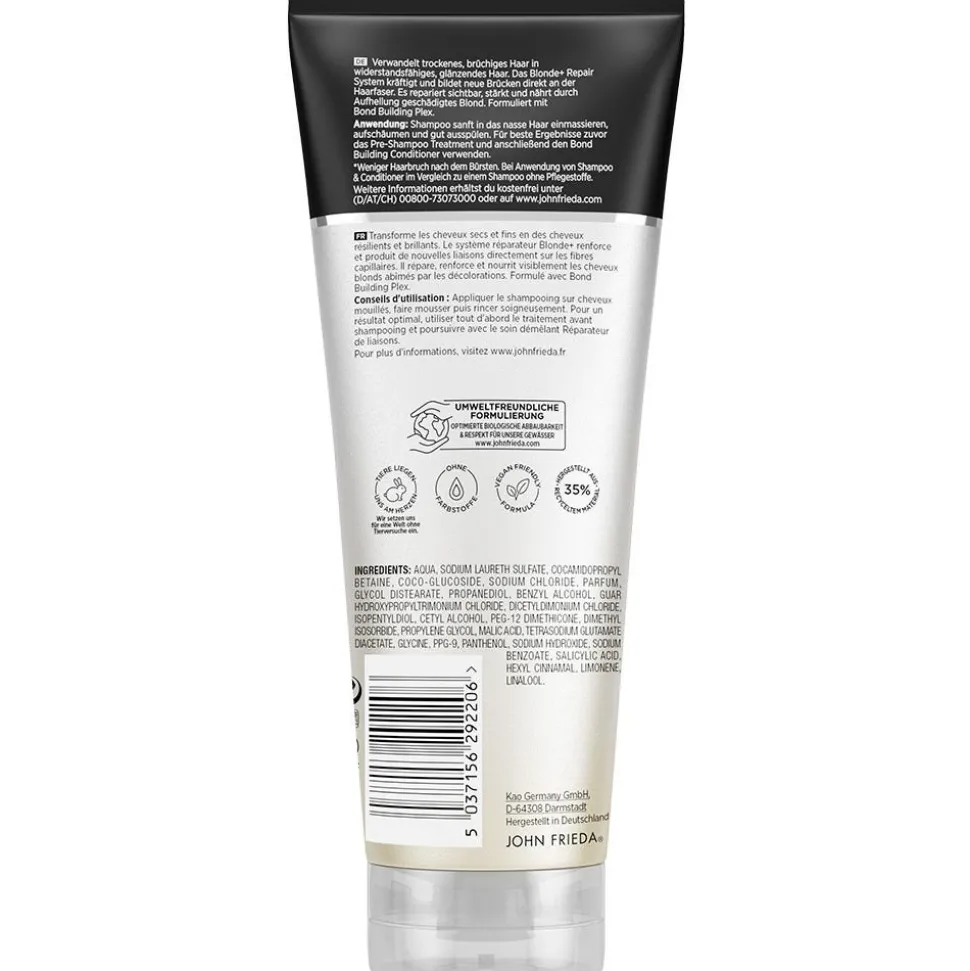 John Frieda BLONDE+ Bond Building Shampoo 250 ml
