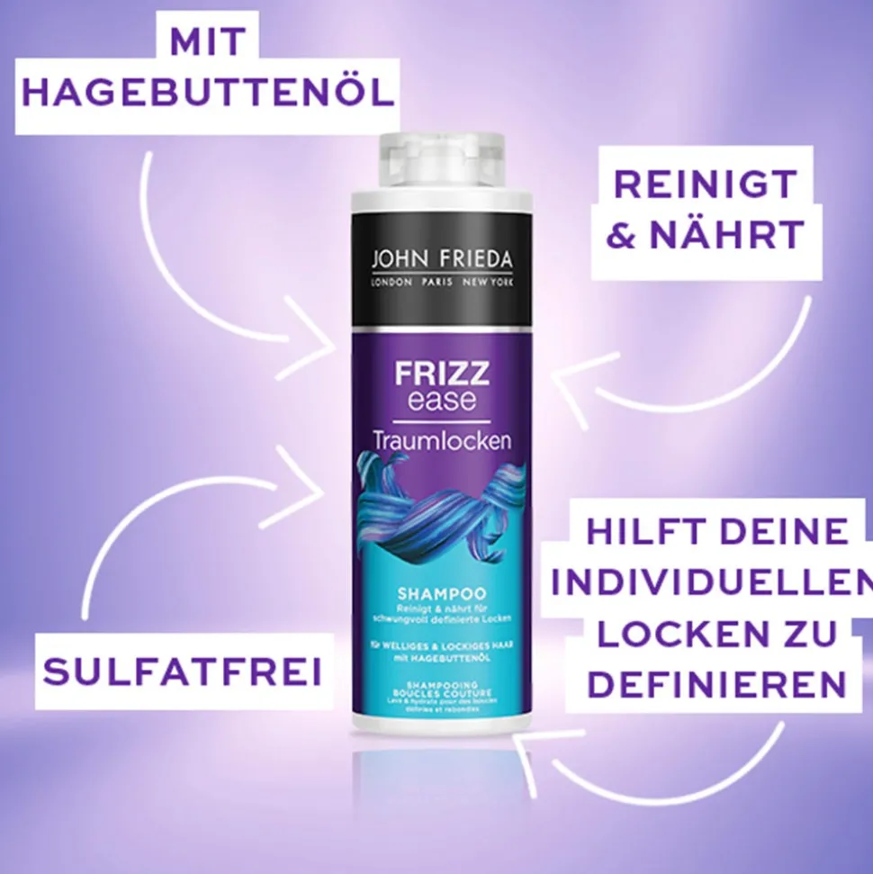 John Frieda Frizz Ease Traumlocken Shampoo 500 ml