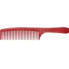 JRL Professional Barbering Comb 7.6" red