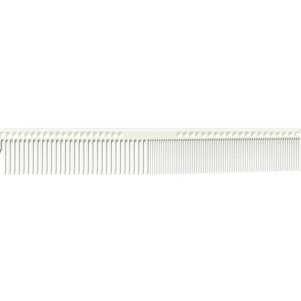 JRL Professional Fine Cutting Comb 7.4" white