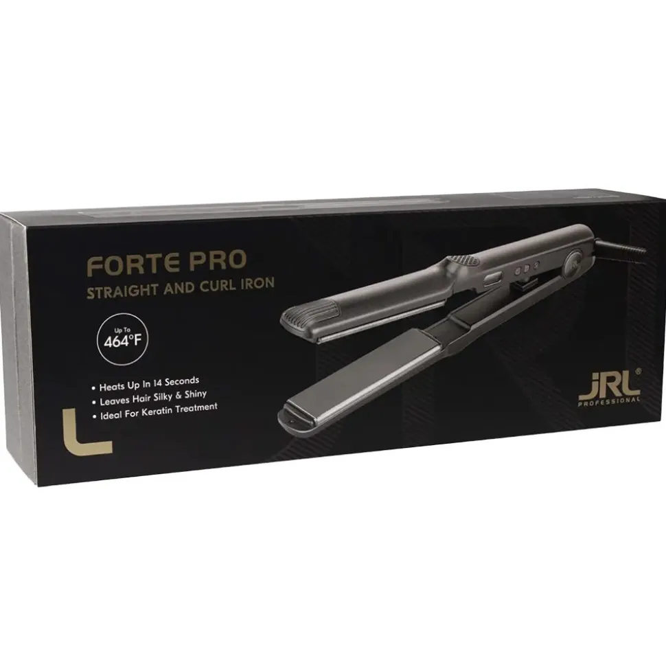 JRL Professional Straight & Curl Iron 9 cm x 3,8 cm