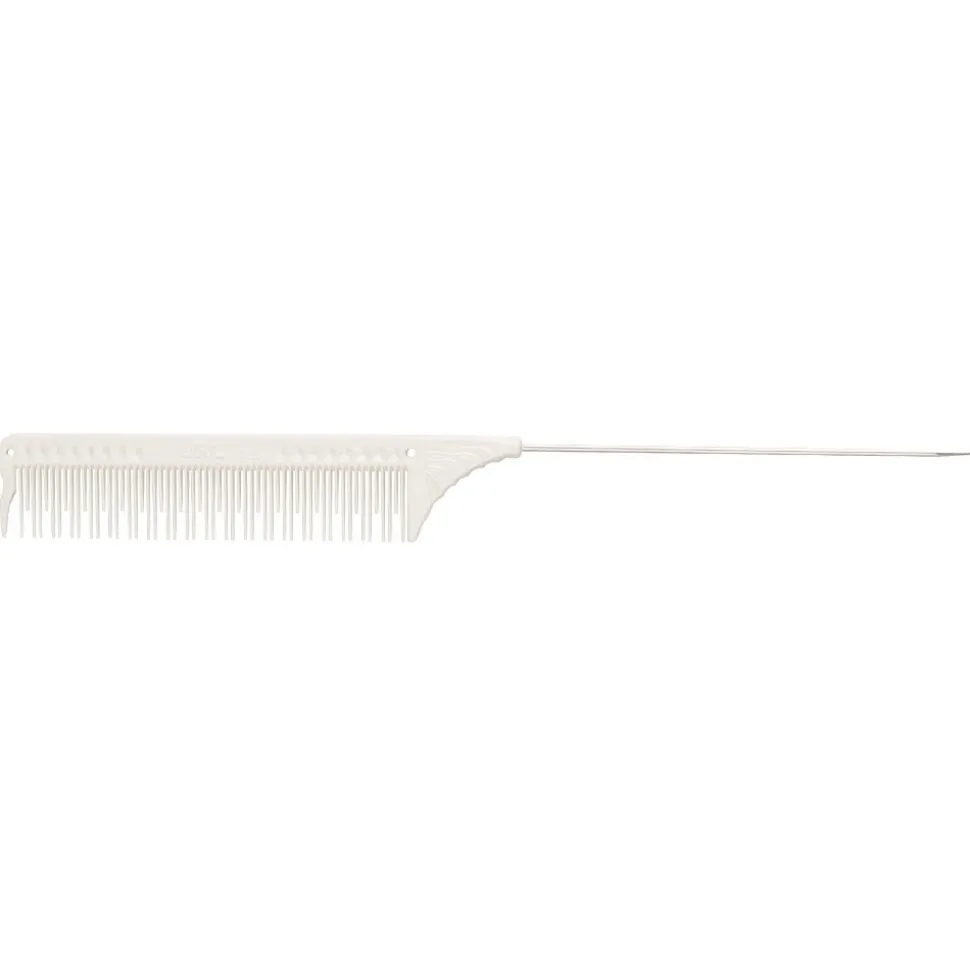 JRL Professional Teasing Comb 8.8" white