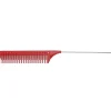 JRL Professional Teasing Comb 8.8" red