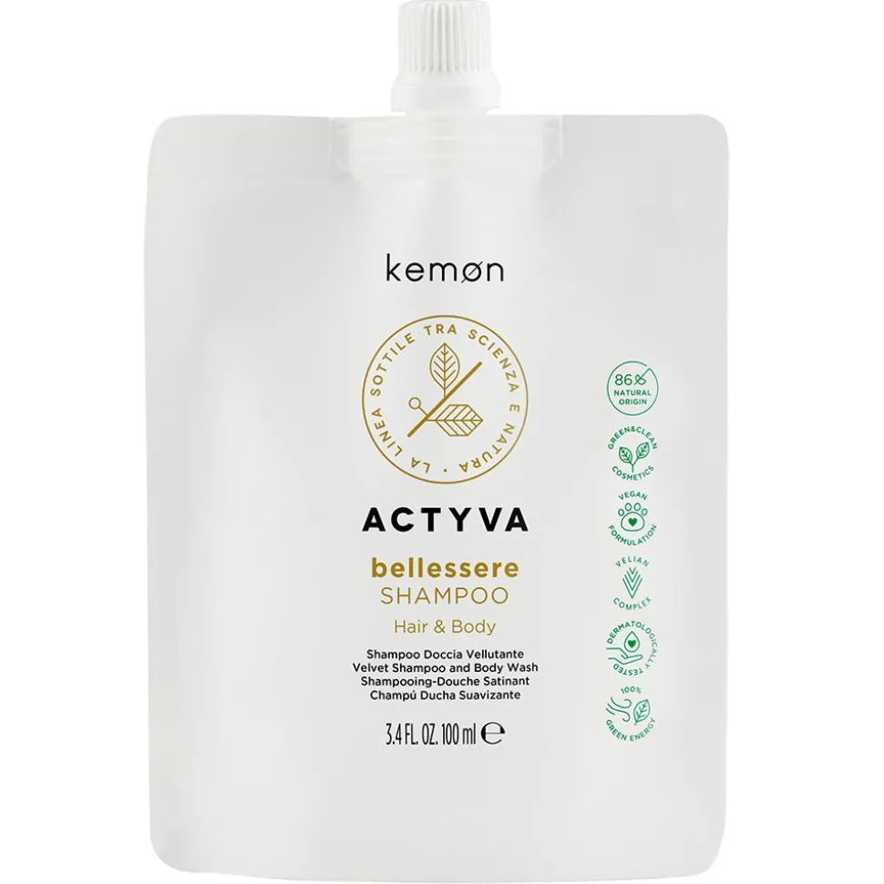 kemon Actyva Bellessere Shampoo Pouch Bag 100 ml