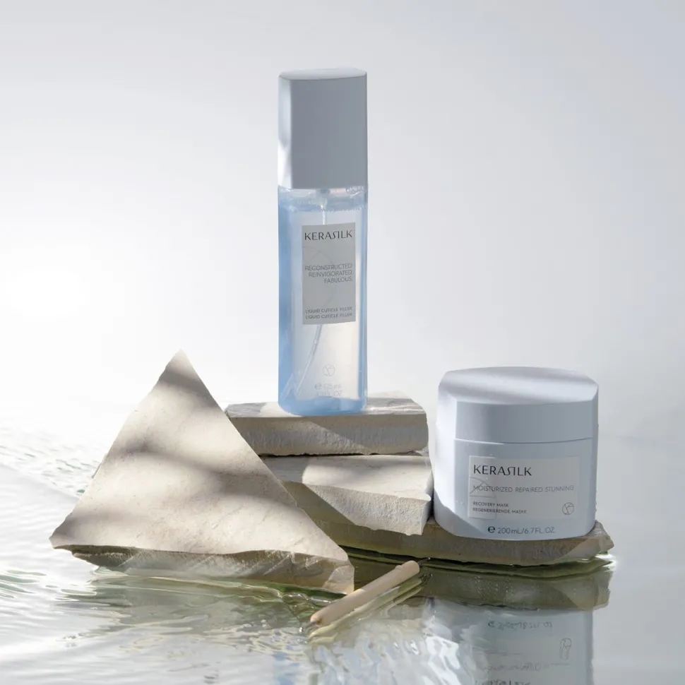 Kerasilk Reparatur Haarpflege-Set für gestresstes Haar