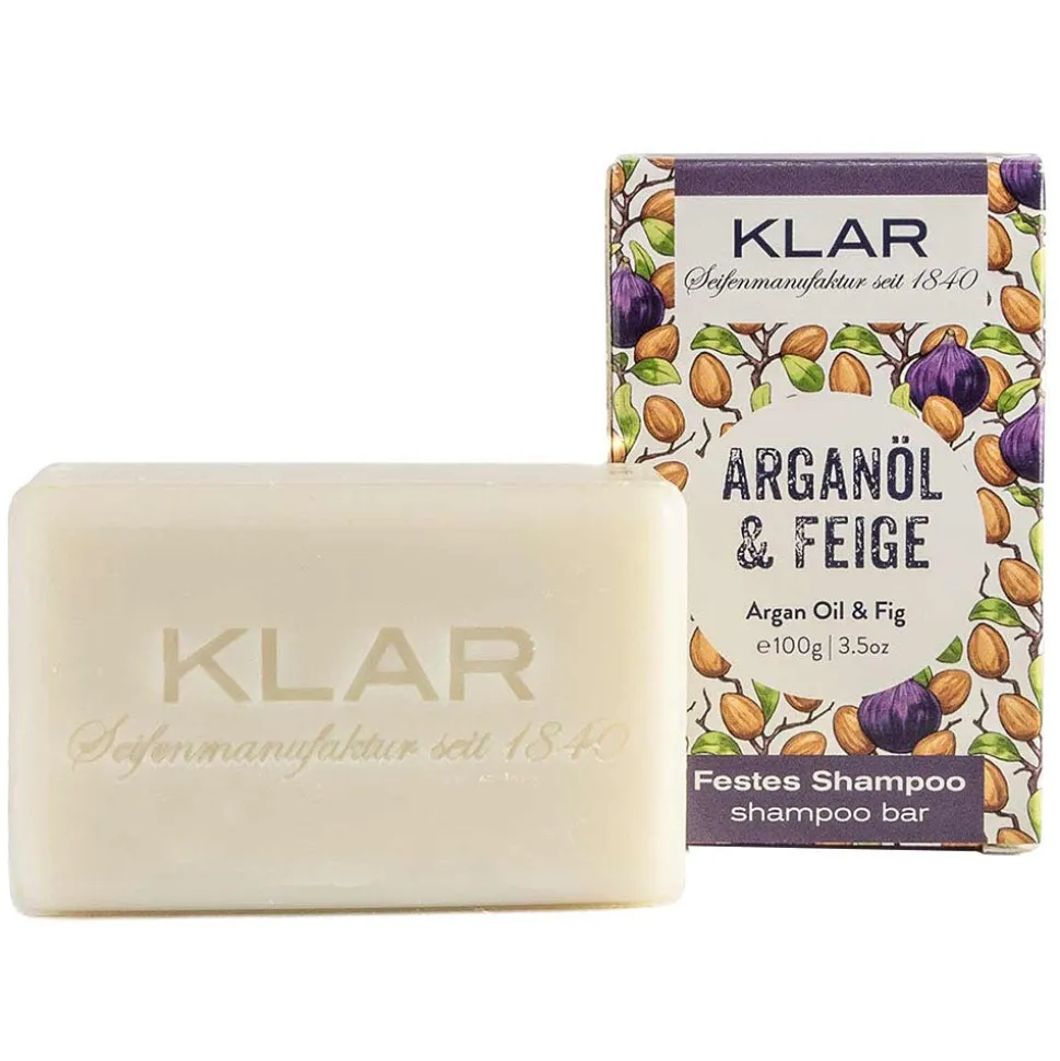 Klar's Festes Shampoo Argan & Feige 100 g