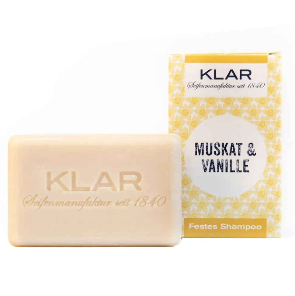 Klar's Festes Shampoo Muskat & Vanille 100 g