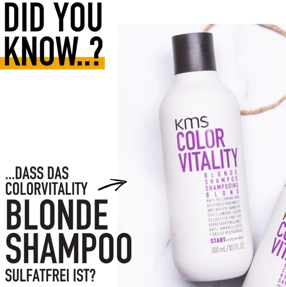 KMS Colorvitality Blonde Shampoo 300 ml