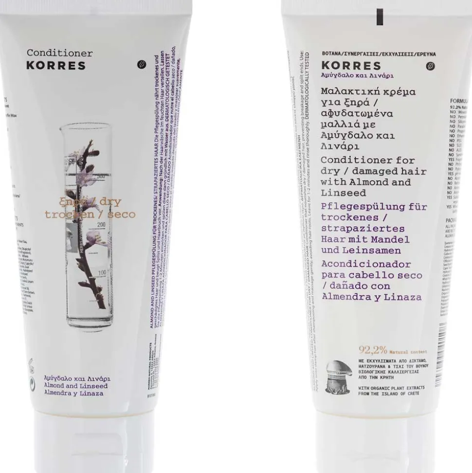 Korres Almond & Linseed Conditioner 200 ml