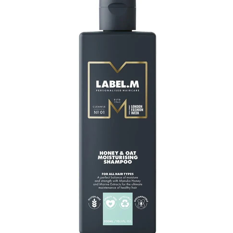 label.m Honey & Oat Moisturising Shampoo 300 ml