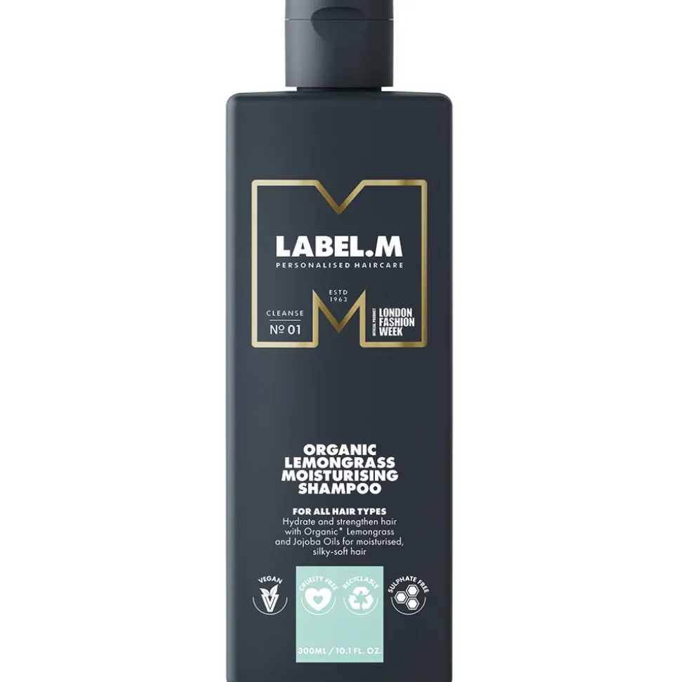 label.m Organic Lemongrass Moisturising Shampoo 300 ml